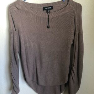 Express XS sweater tan